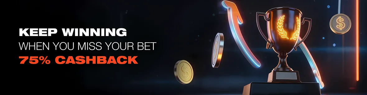Football cashback of up to 75% on qualifying multi-bets